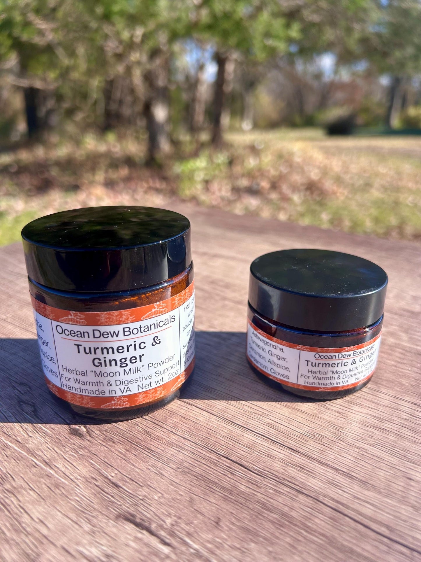 Turmeric & Ginger Herbal Latte Powder Blend- Golden Turmeric Latte, Golden Milk Mix, Adaptogenic Herbal Blend