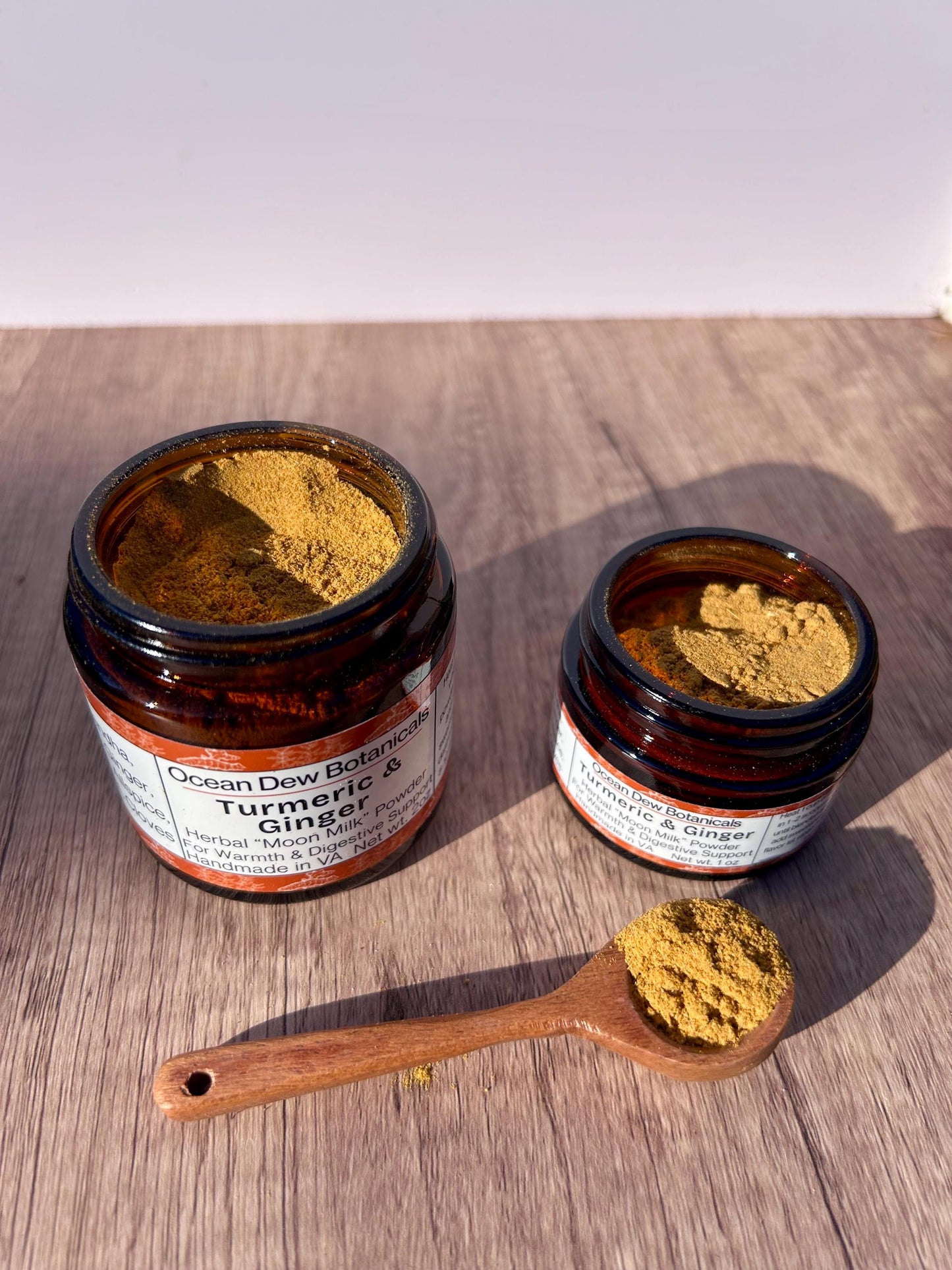 Turmeric & Ginger Herbal Latte Powder Blend- Golden Turmeric Latte, Golden Milk Mix, Adaptogenic Herbal Blend