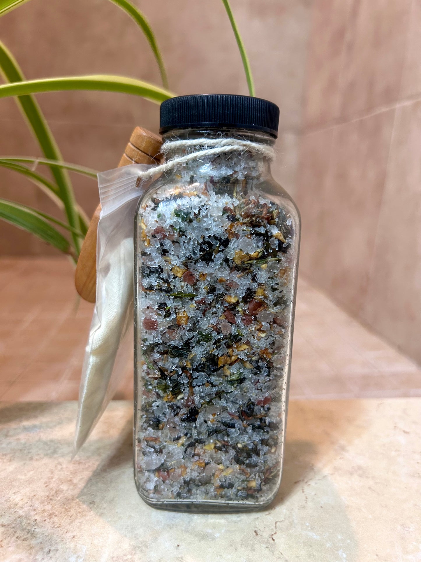 Green Tea Detox Botanical Bath Salt | Herbal Detox Bath Soak | Green Tea & Sage Botanical Bath Salts
