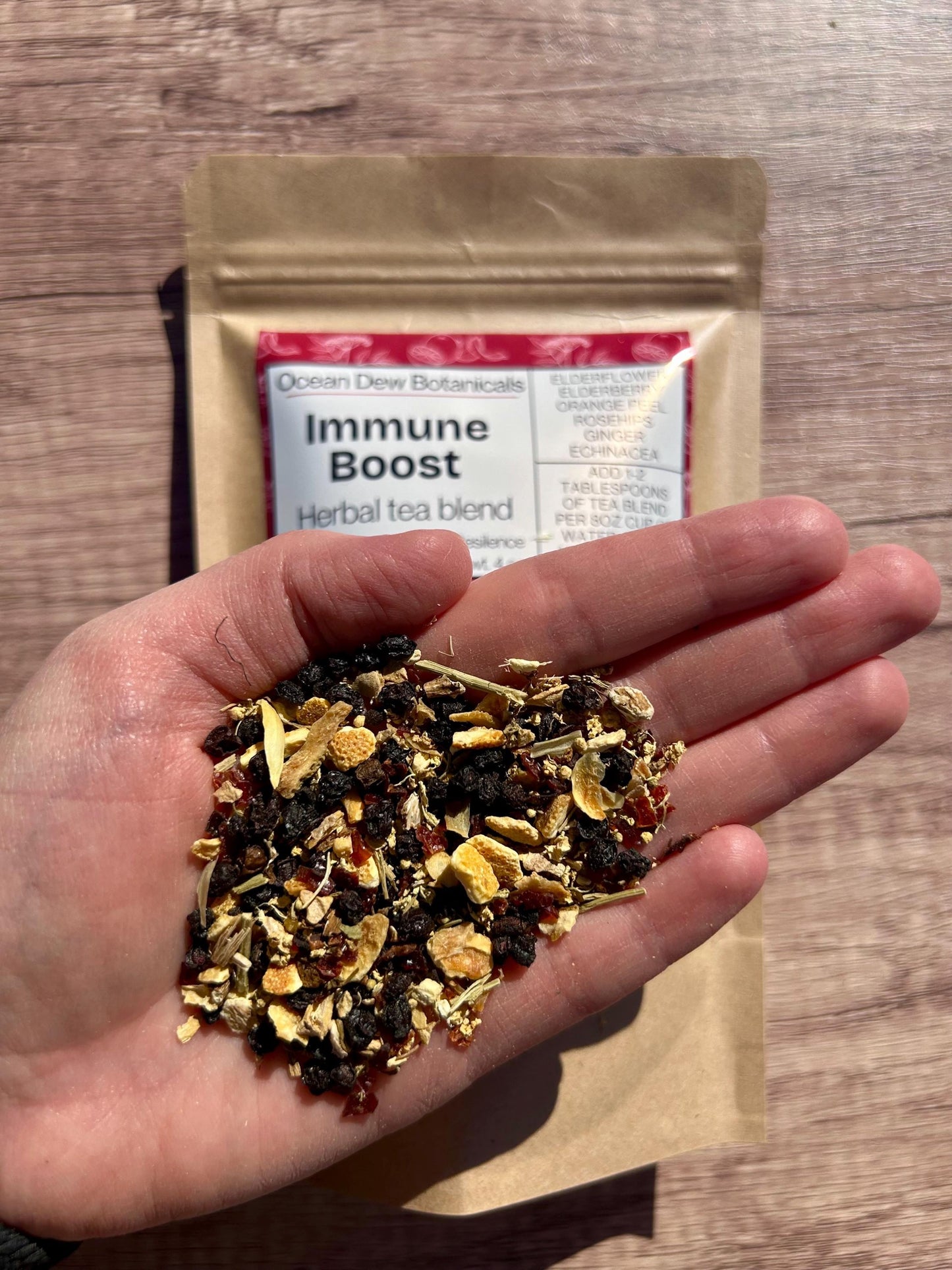 Immune Blend Elderberry & Echinacea Herbal Tea For Immunity, Vitality, and Resilience