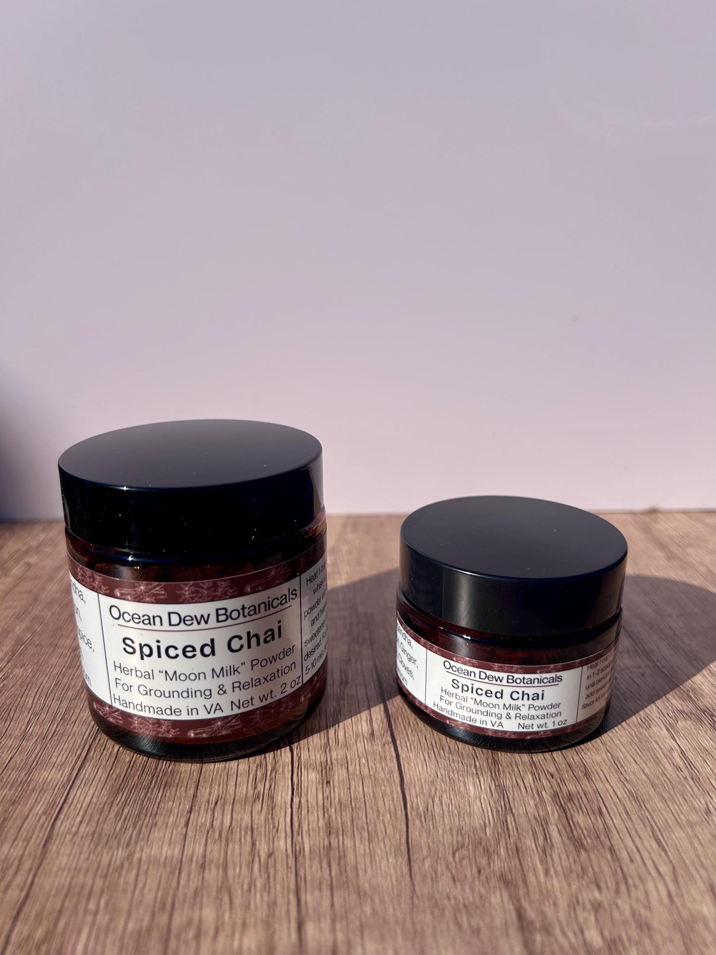 Adaptogenic Spiced Chai Herbal Powder Blend For Grounded Energy, Warmth & Comfort