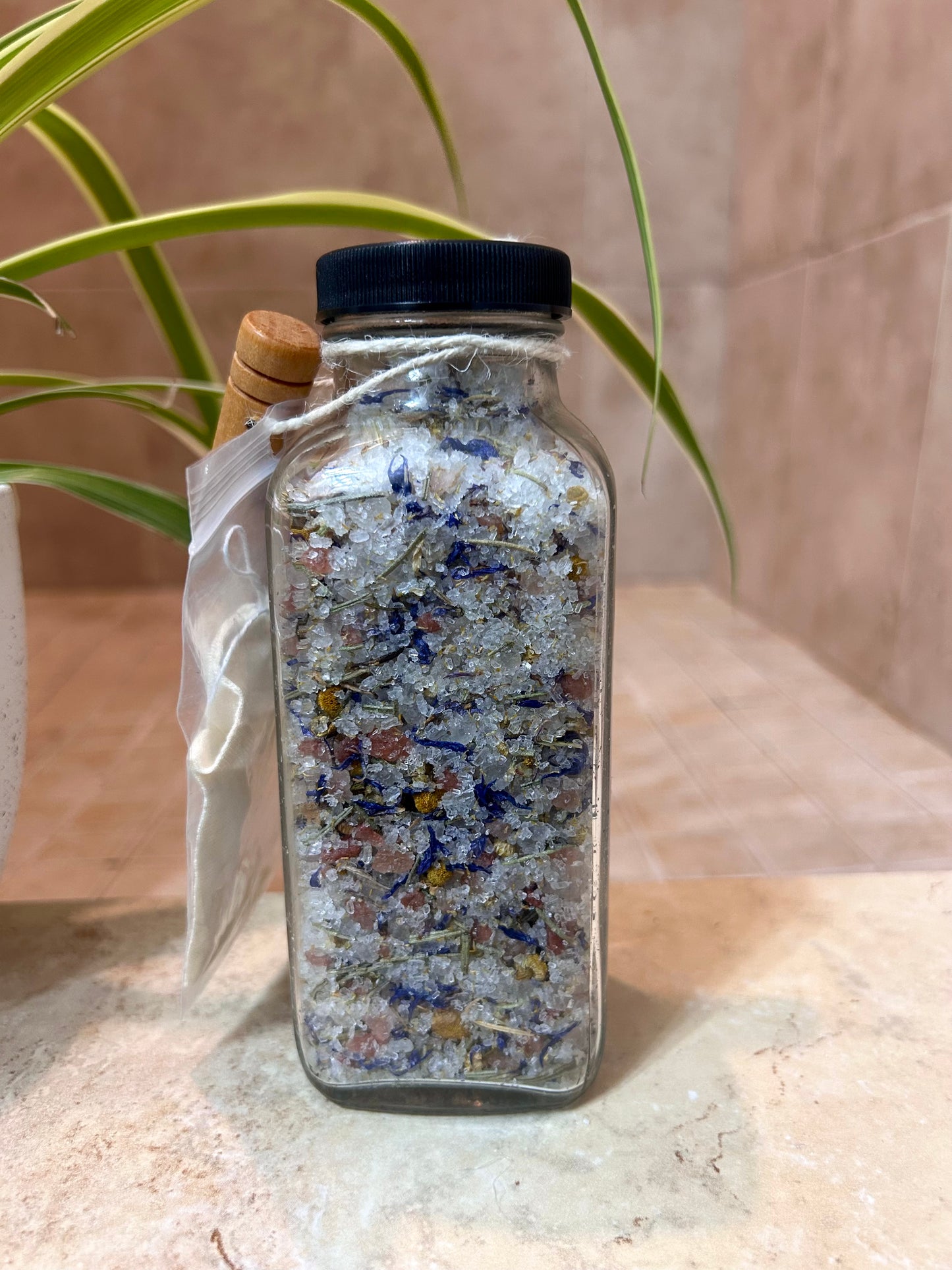Calm Waters Botanical Bath Salt | Chamomile & Rosemary Bath Soak | Calming Herbal Bath Salts