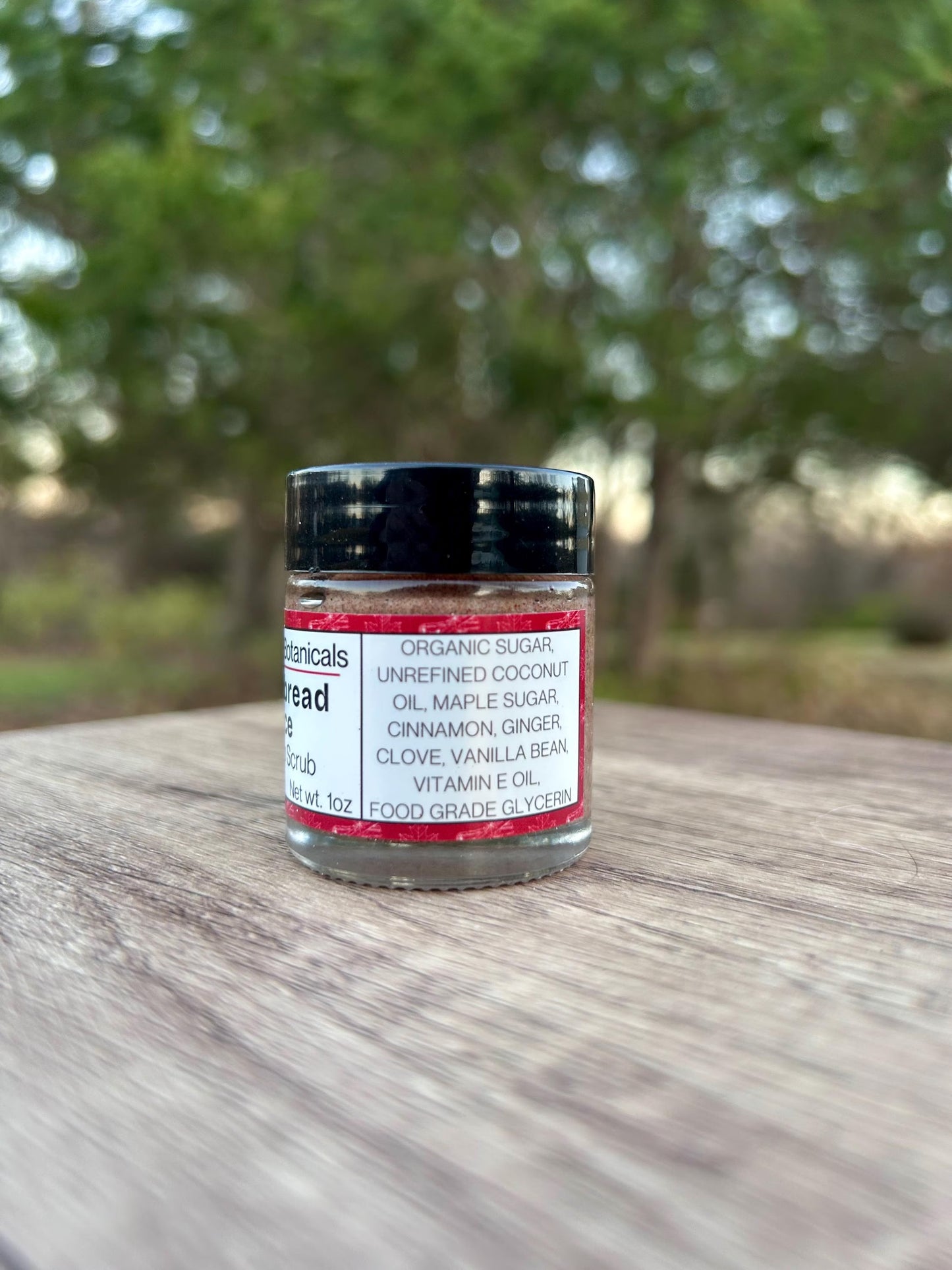 Gingerbread Spice Lip Scrub Vegan • Holiday Lip Exfoliant • Natural Vegan Sugar Scrub for Soft Smooth Lips