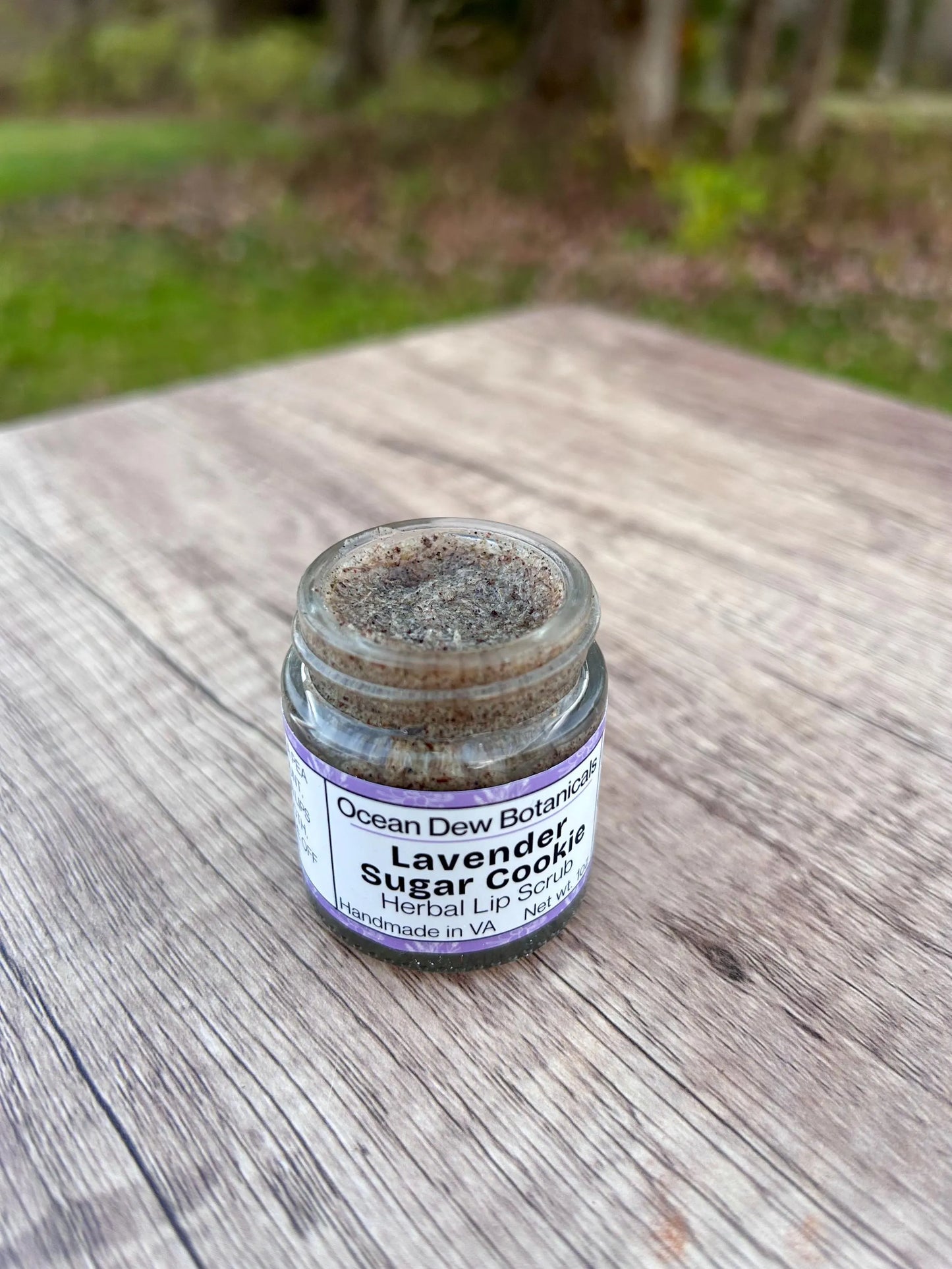 Lavender Sugar Cookie Lip Scrub • Holiday Lip Exfoliant • Natural Vegan Sugar Scrub for Soft Smooth Lips