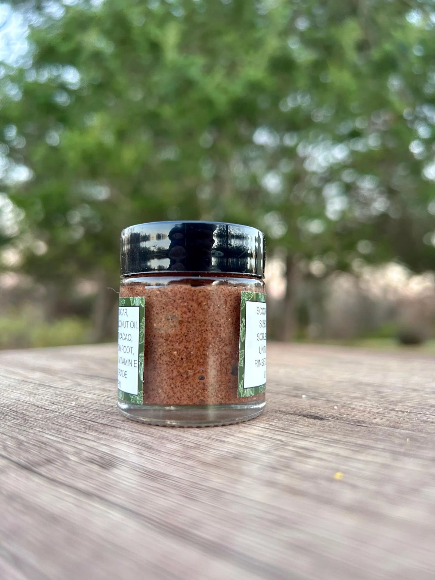 Peppermint Hot Chocolate Lip Scrub • Cozy Holiday Lip Exfoliant • Natural Vegan Sugar Scrub for Soft Smooth Lips