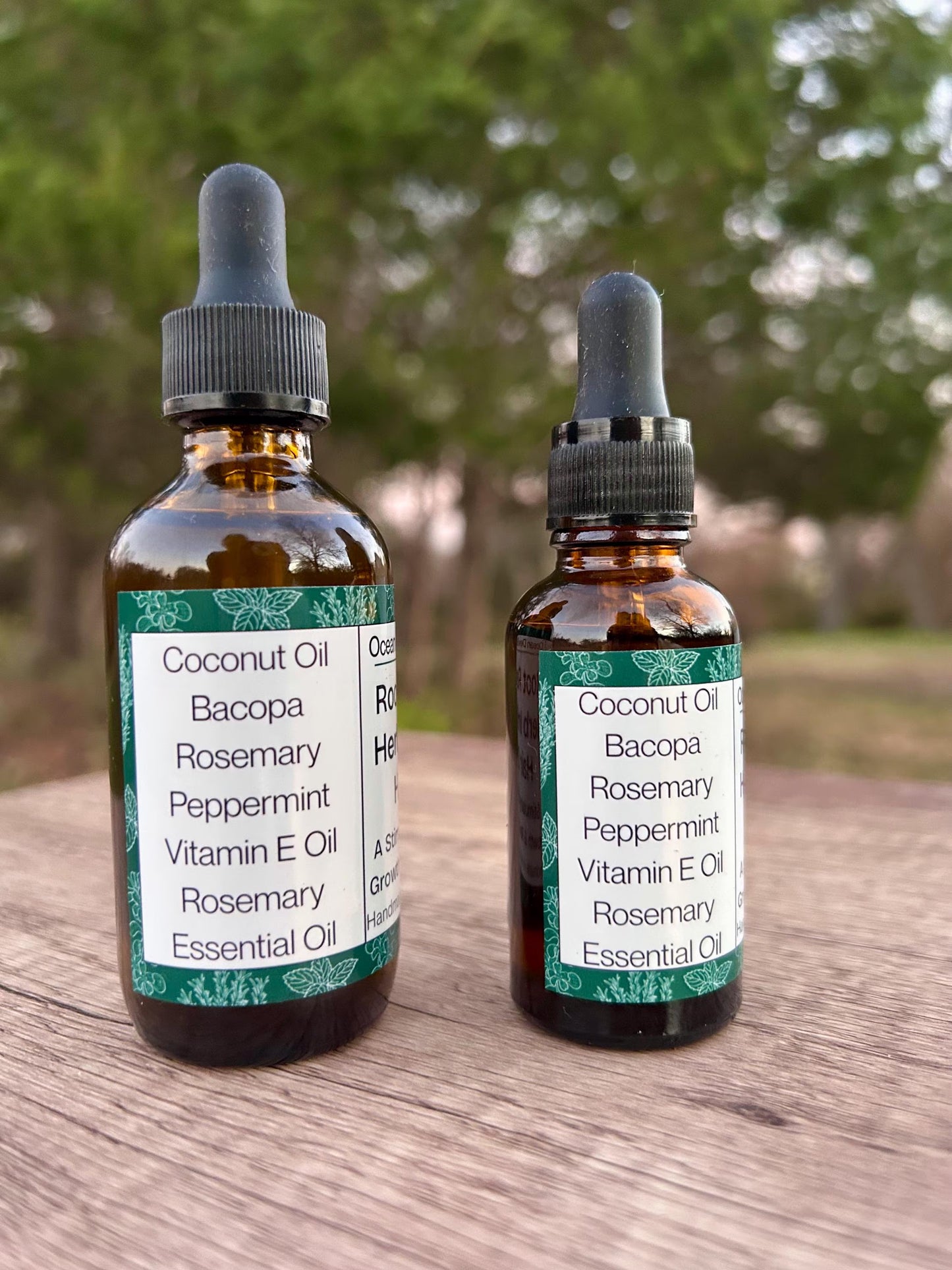 Root Revival Herb Infused Hair Oil with Rosemary and Peppermint for Hair Growth & Revitalization