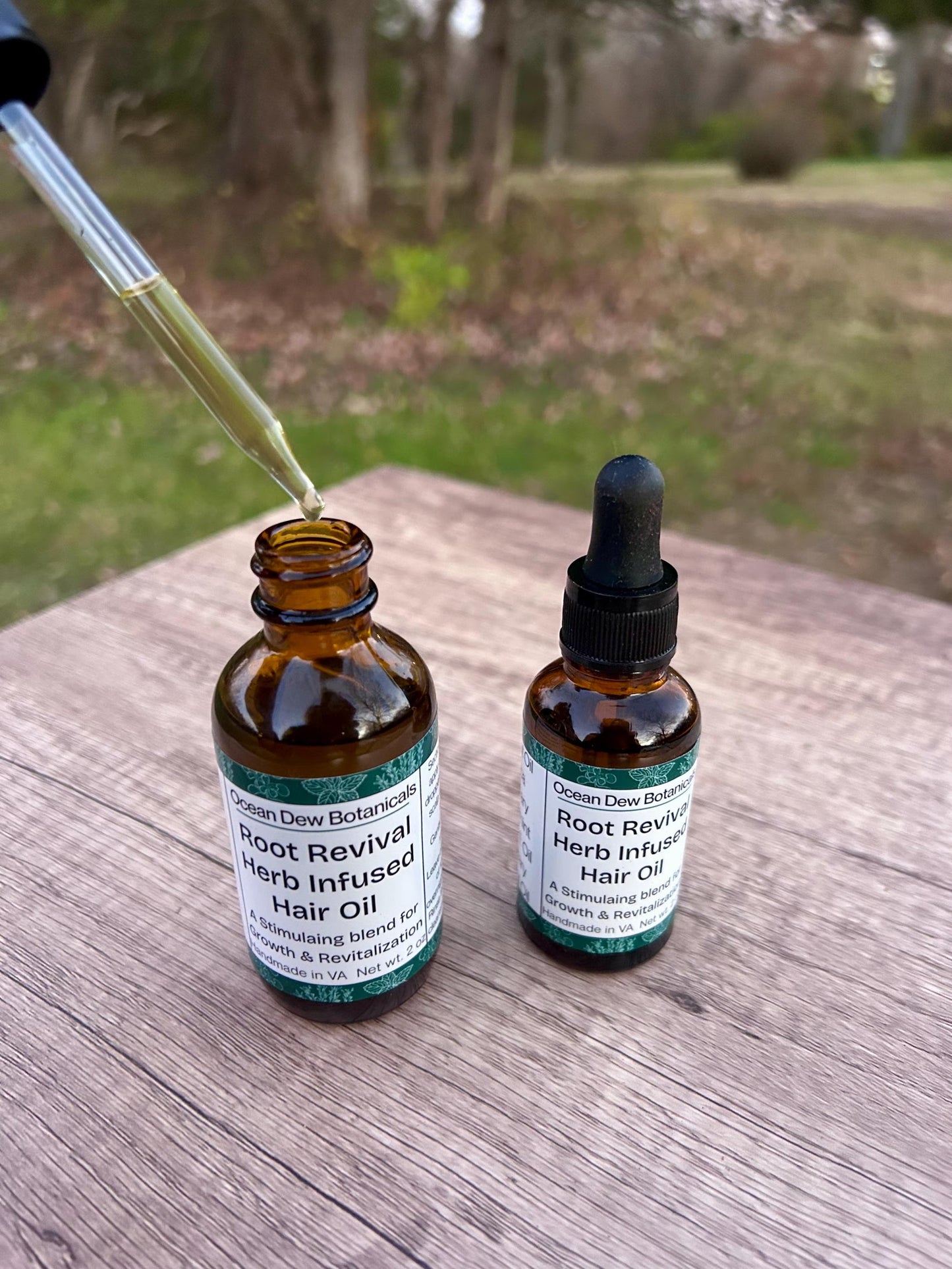 Root Revival Herb Infused Hair Oil with Rosemary and Peppermint for Hair Growth & Revitalization