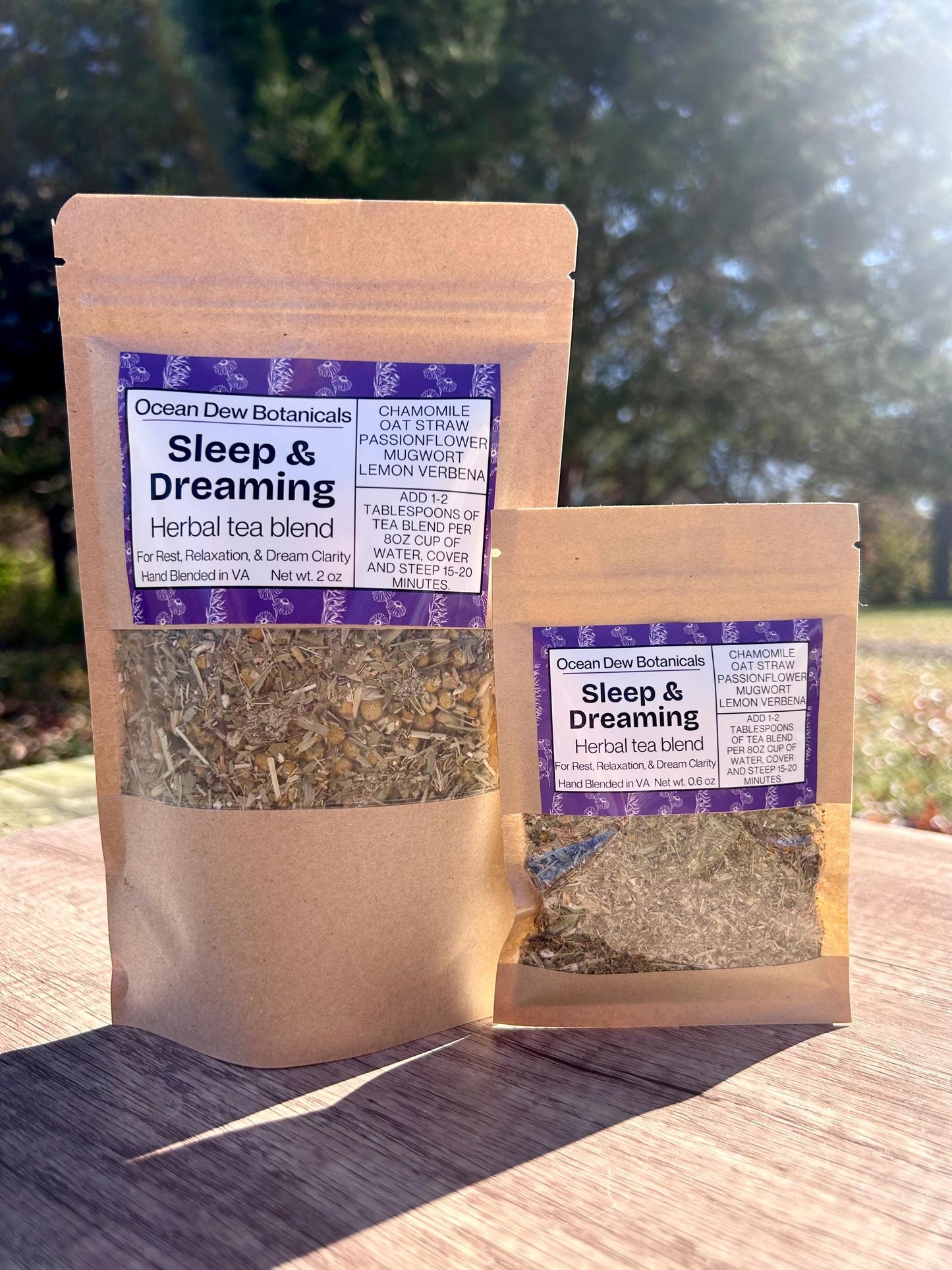 Sleep and Dreaming Chamomile & Mugwort Herbal Tea Blend For Rest, Relaxation, and Dream Clarity