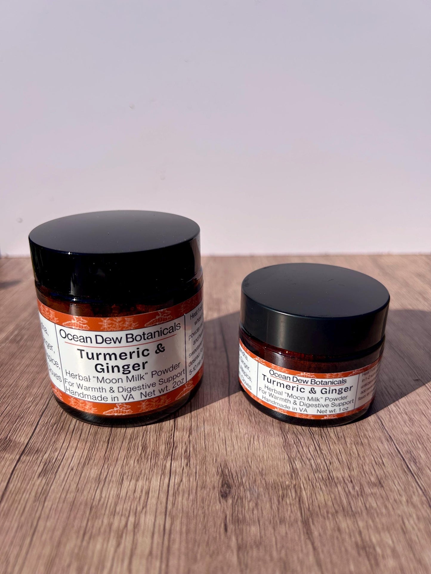 Turmeric & Ginger Herbal Latte Powder Blend- Golden Turmeric Latte, Golden Milk Mix, Adaptogenic Herbal Blend