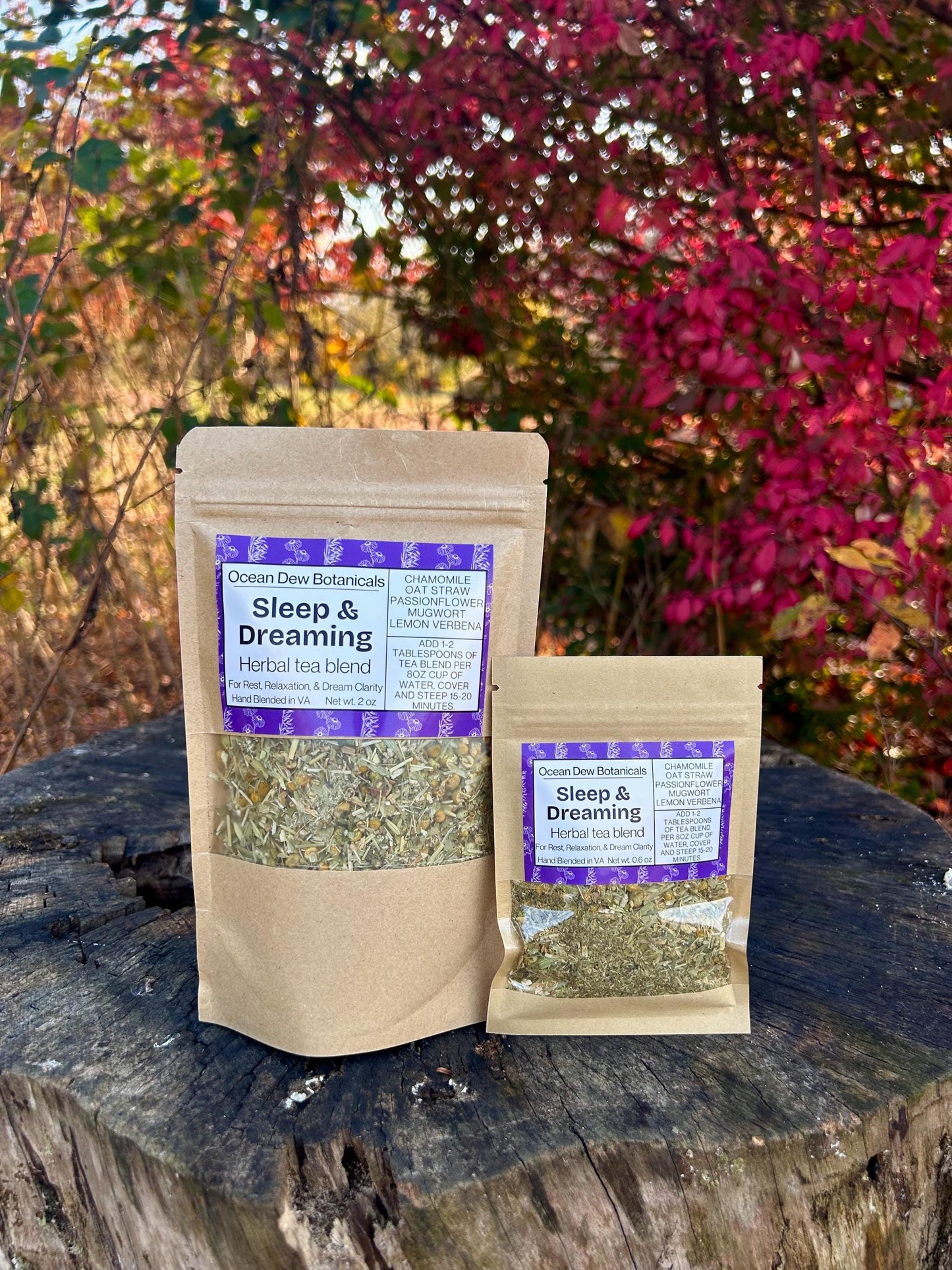 Sleep and Dreaming Chamomile & Mugwort Herbal Tea Blend For Rest, Relaxation, and Dream Clarity