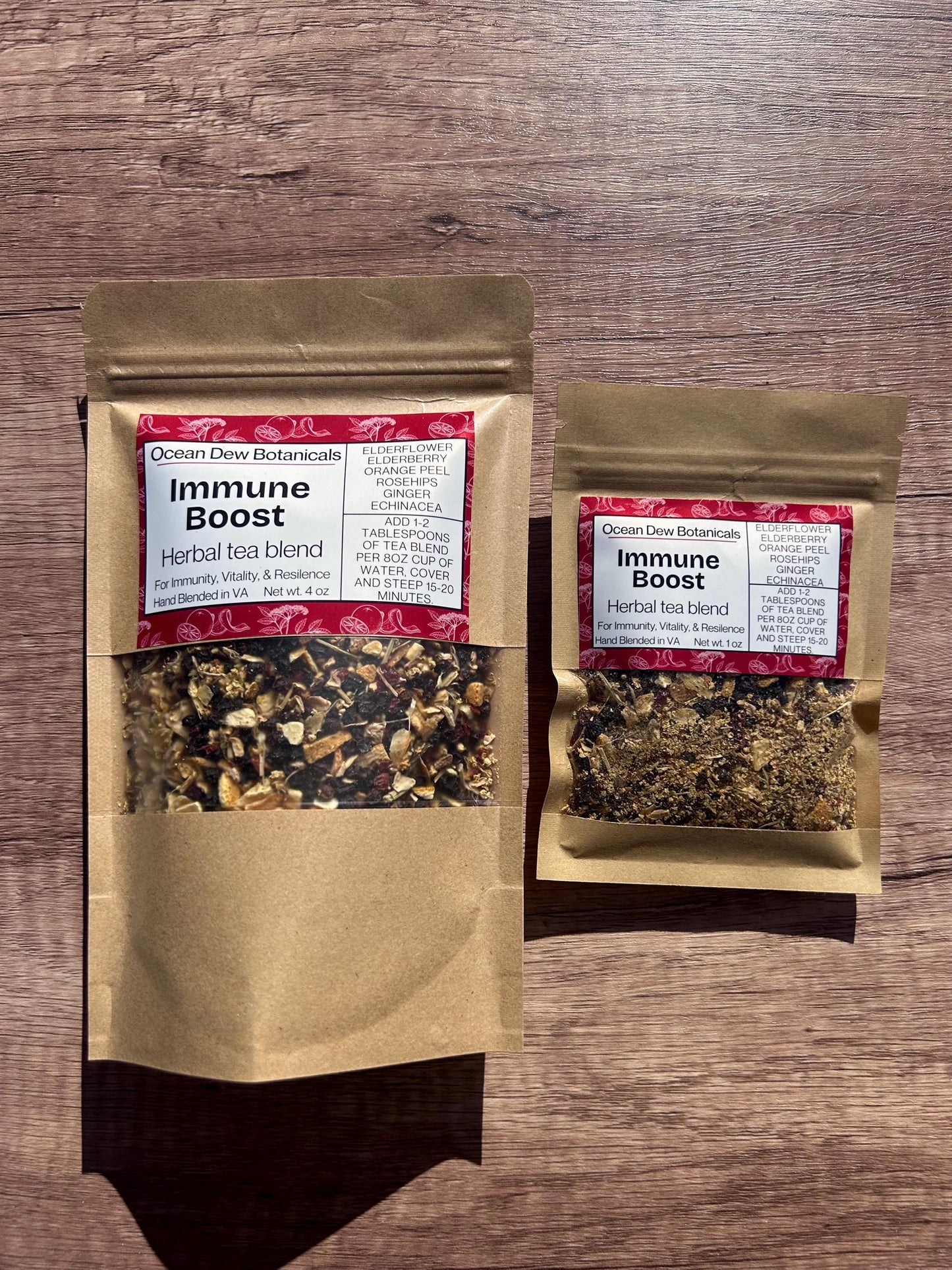 Immune Blend Elderberry & Echinacea Herbal Tea For Immunity, Vitality, and Resilience