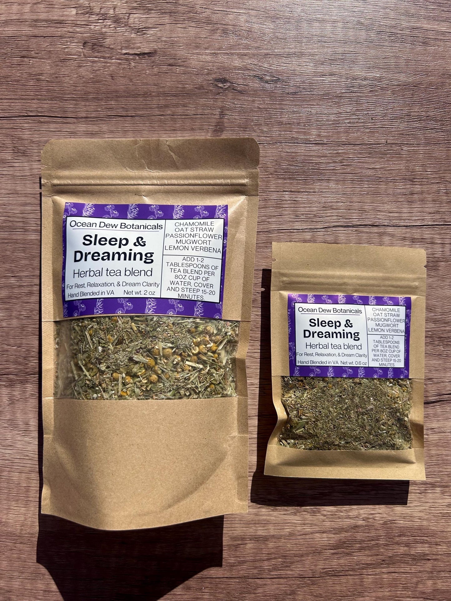 Sleep and Dreaming Chamomile & Mugwort Herbal Tea Blend For Rest, Relaxation, and Dream Clarity