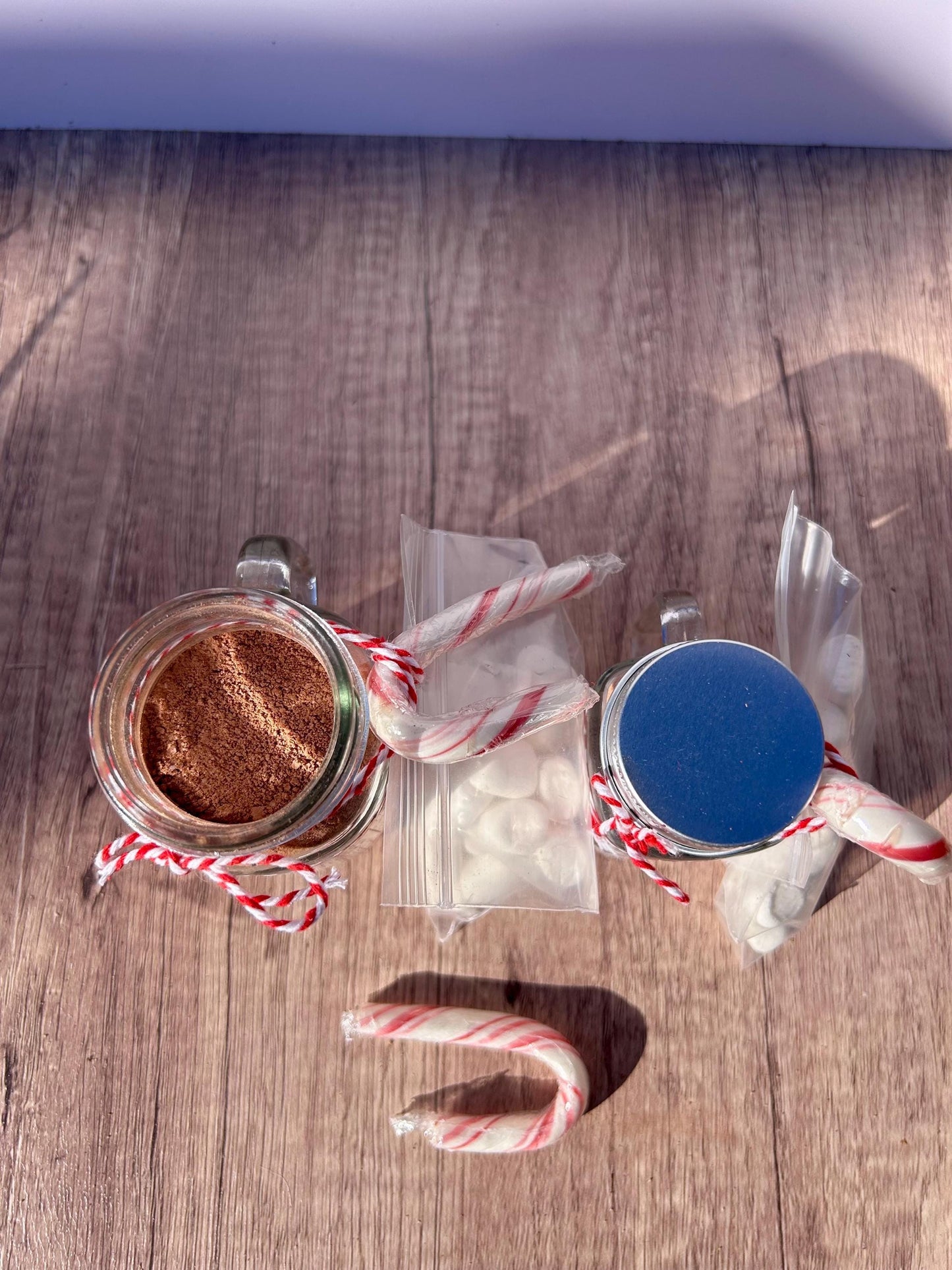 Vegan Peppermint Hot Chocolate Mix | Candy Cane Cacao | Dairy Free Hot Chocolate | Holiday Hot Cocoa