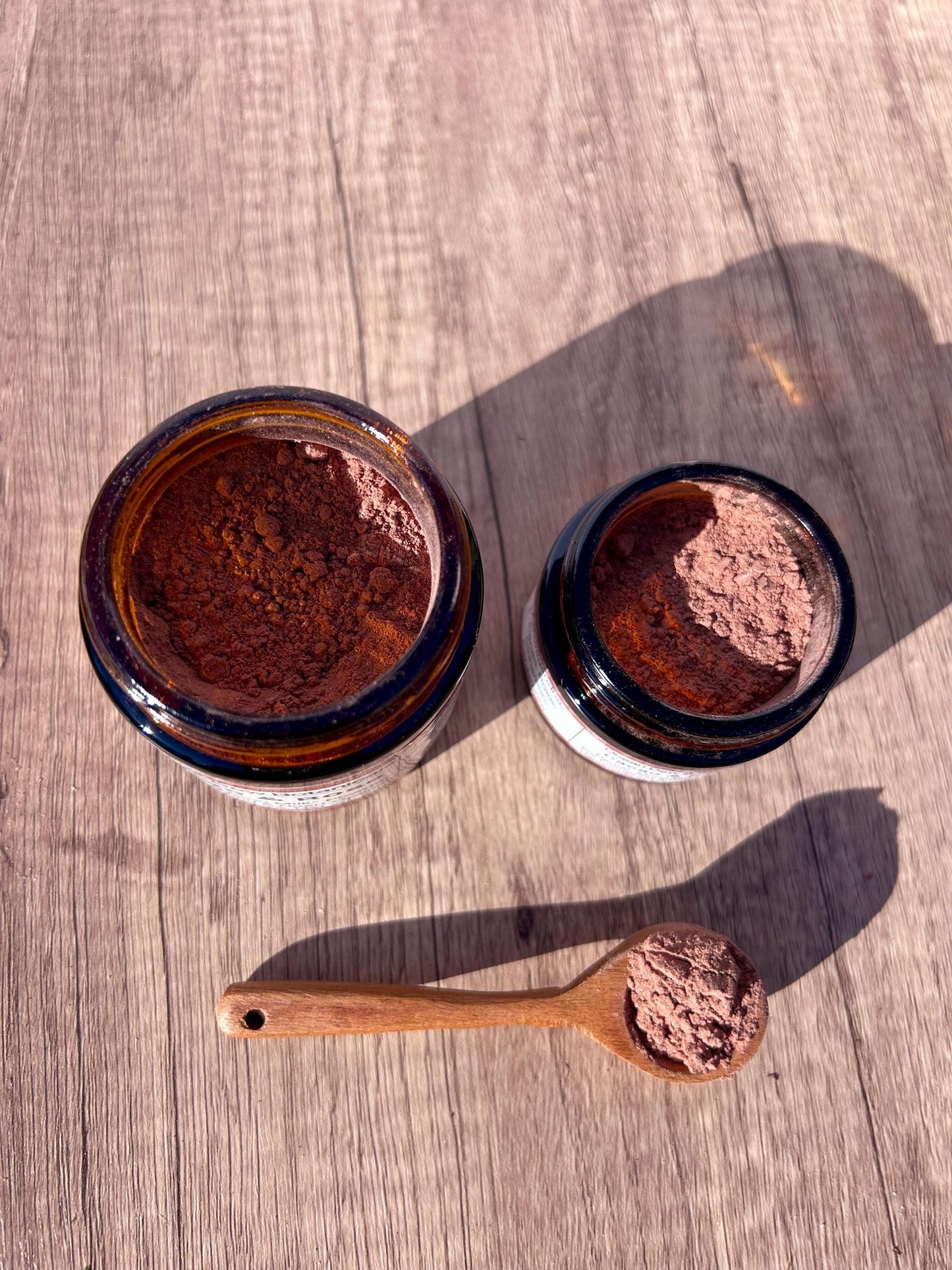 Cacao & Rose Latte Herbal Powder Blend – Vegan Herbal Hot Chocolate Mix, Adaptogenic Cacao Blend, Rose Wellness Drink